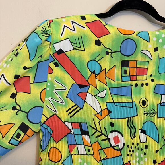 Vtg Wo Ming Green M/L - Picture 3 of 6